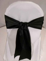 standard banquet black bow/sash