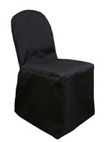 standard black chair cover