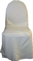 white chair cover